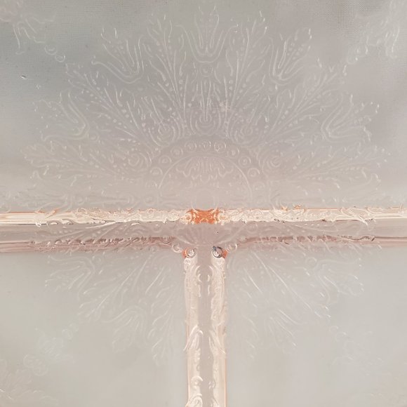 Vintage Pink Depression Glass - Princess Pattern - Picture 6 of 6